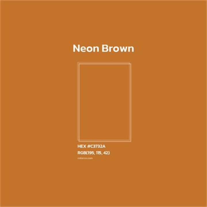 Neon Brown Color: The Bold and Vibrant Trend in Fashion and Design